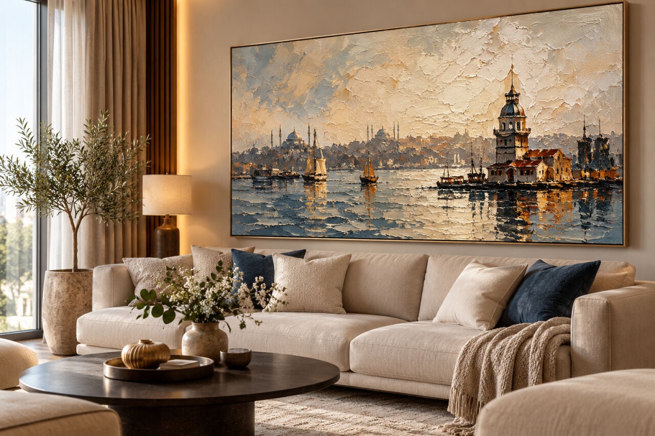 Dokulu Yağlıboya Tablo Seçerken Nelere Dikkat Edilir?