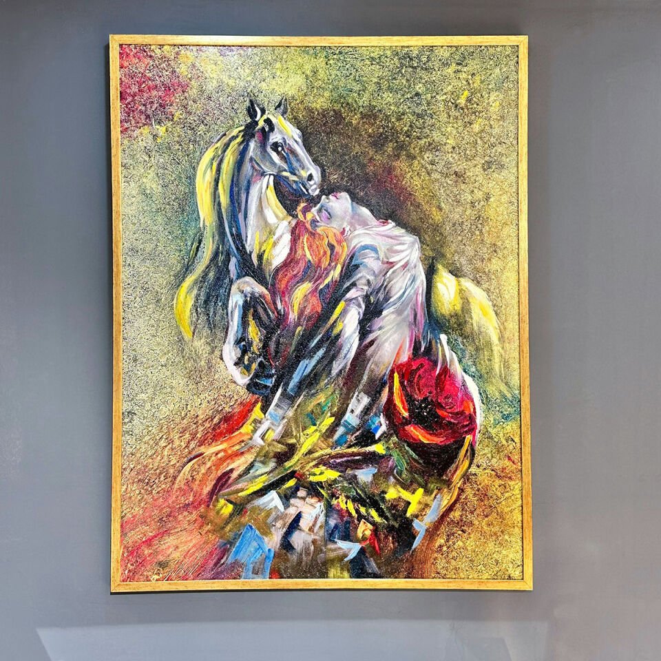 Sadakat Dokulu Yağlıboya Tablo