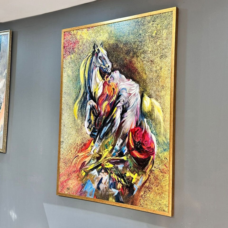 Sadakat Dokulu Yağlıboya Tablo