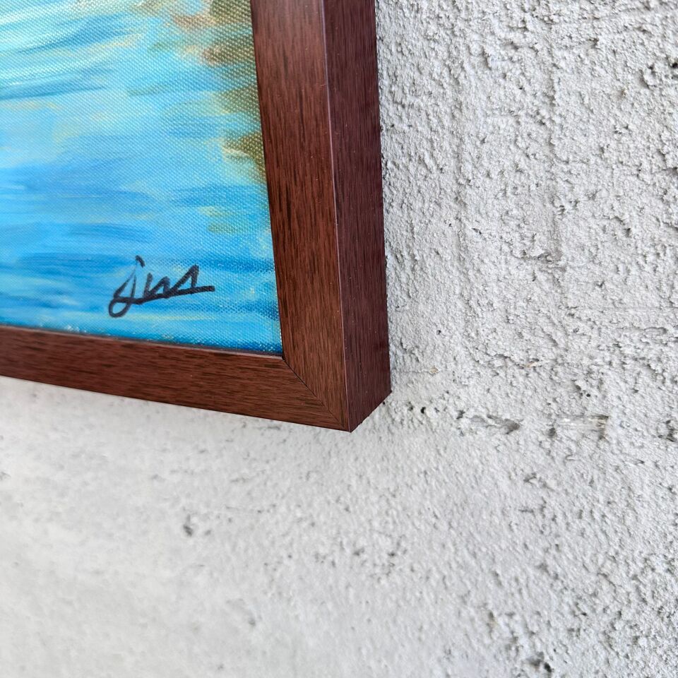 Venedik Kanalı Gondol Manzaralı Yağlı Boya Tablo