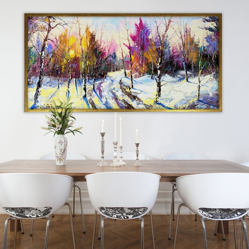 Sessiz Kıyı / Dokulu Yağlıboya Tablo