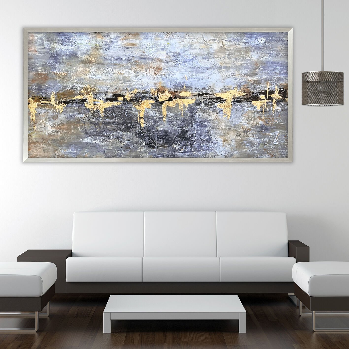 Zamanın İzi Soyut Dokulu Yağlıboya Tablo