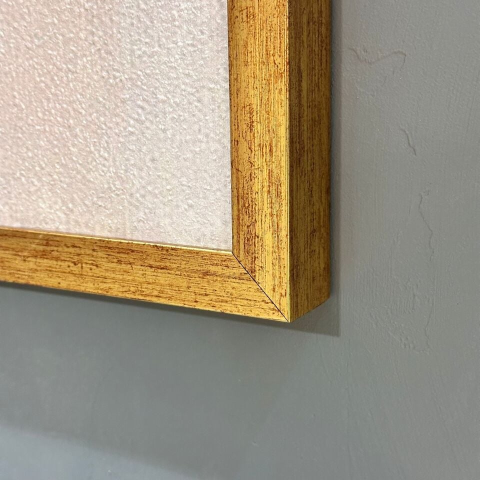 Zamanın İzleri Soyut Dokulu Yağlıboya Tablo