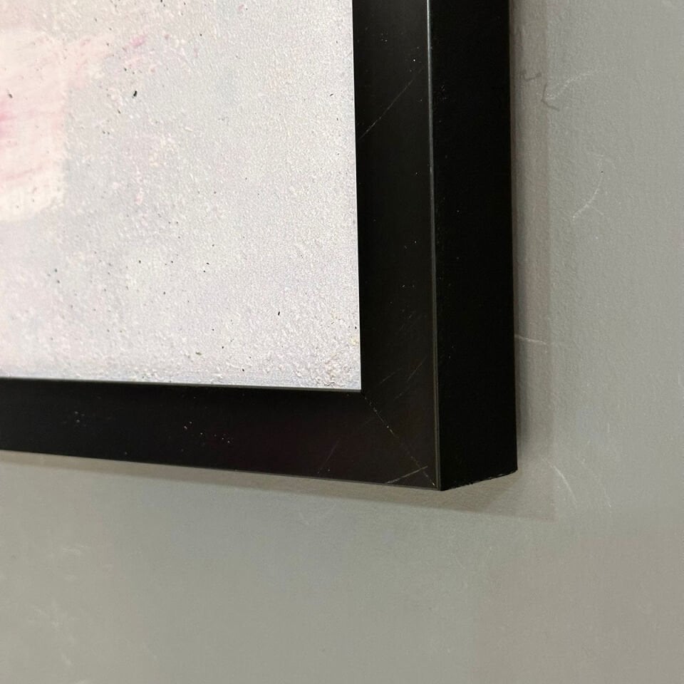 Renklerin Diyaloğu Soyut Dokulu Yağlıboya Tablo