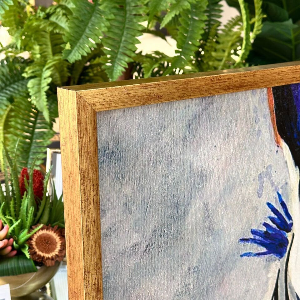 Vahşi Zarafet Dokulu Yağlıboya Tablo