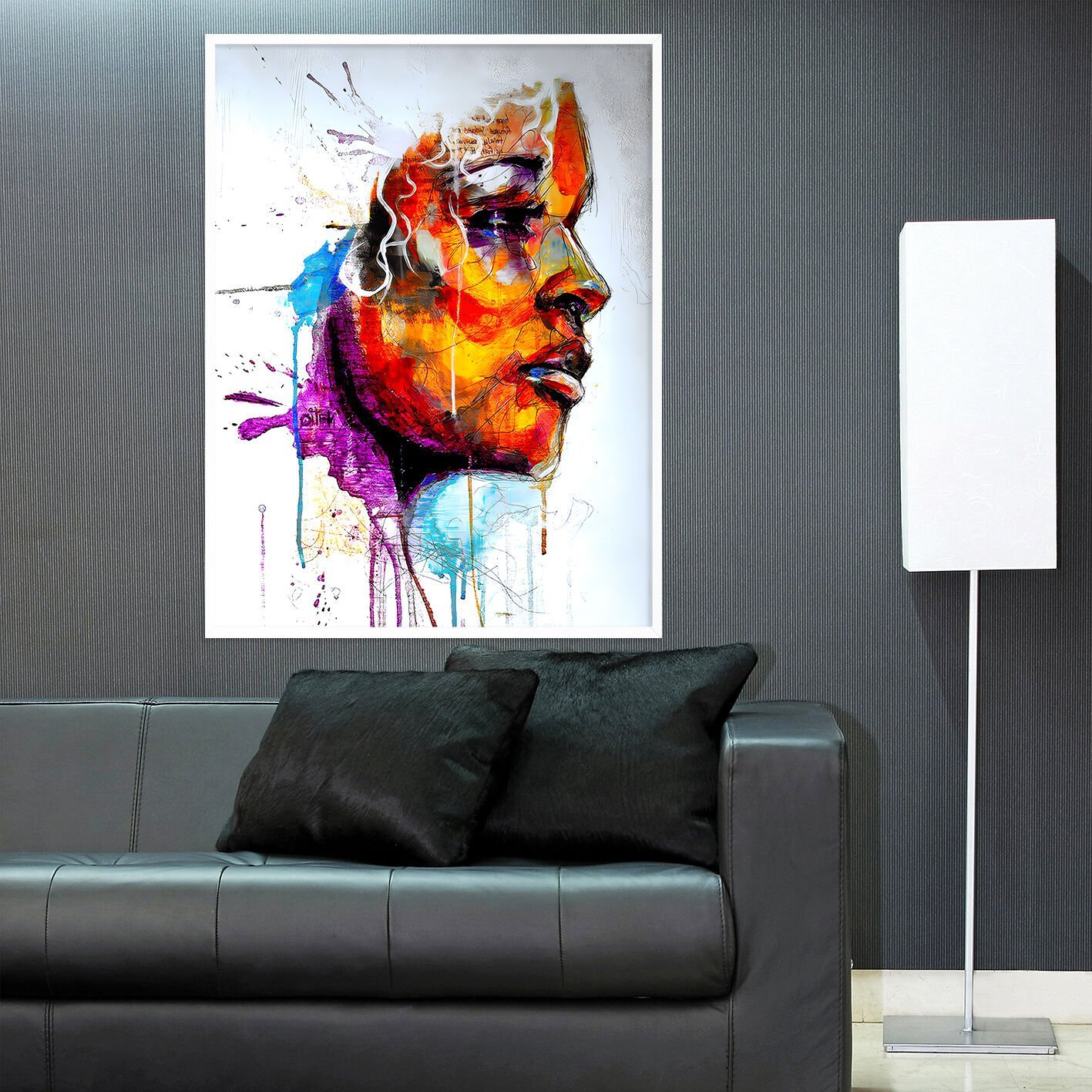 Ruhun Renkleri / Dokulu Yağlıboya Tablo