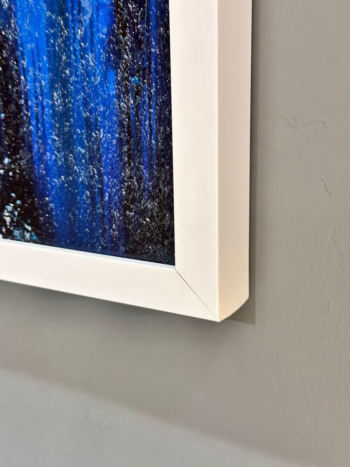 Sessiz Liman Soyut Dokulu Yağlıboya Tablo