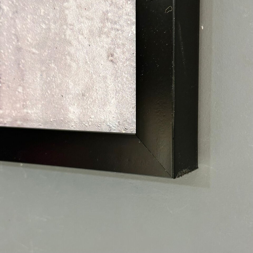 Şehrin Yansıyan Ritmi Soyut Dokulu Yağlıboya Tablo