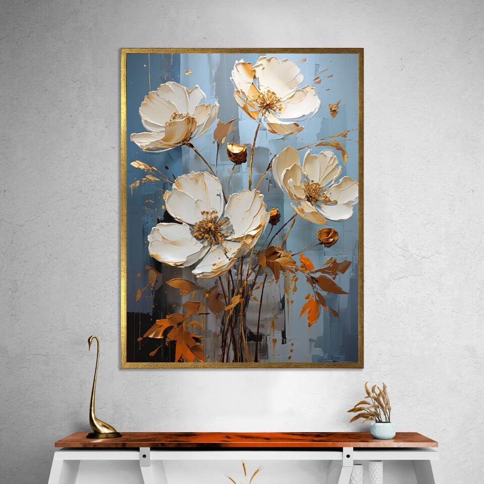 Sonbahar Esintisi Dokulu Yağlıboya Tablo