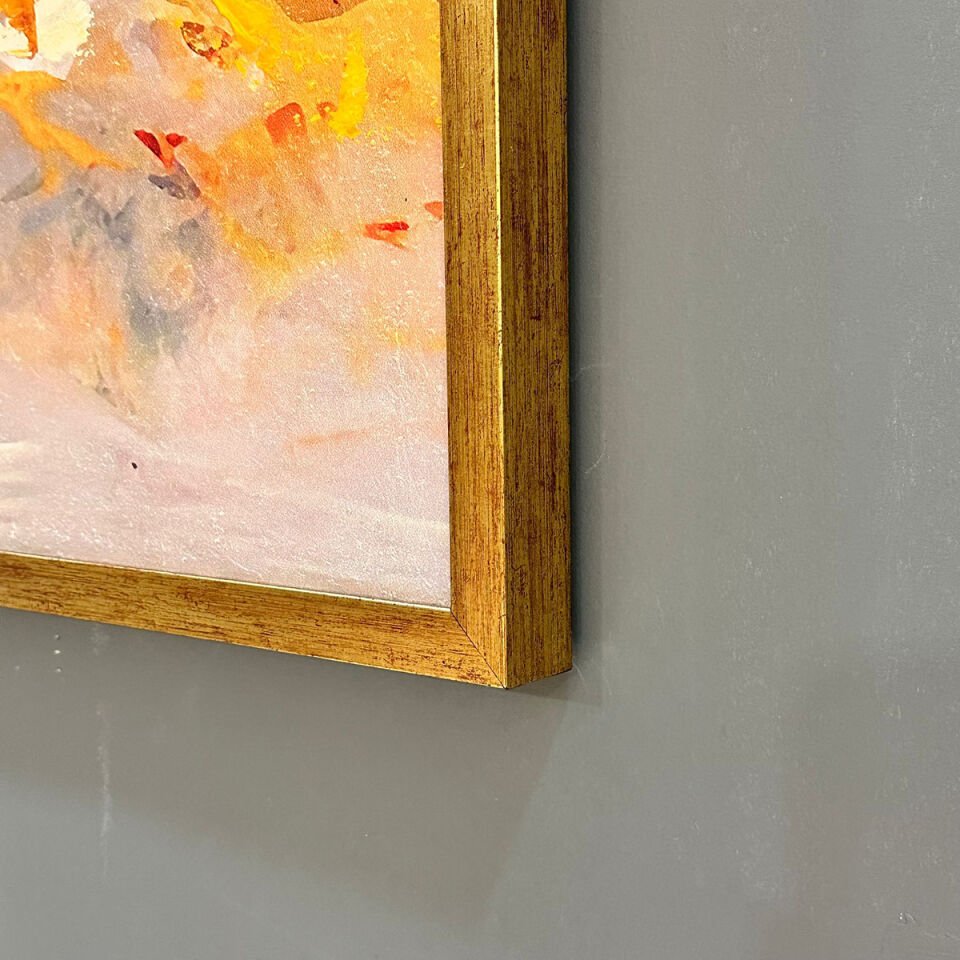 Özgürlüğe Koşanlar Dokulu Yağlıboya Tablo