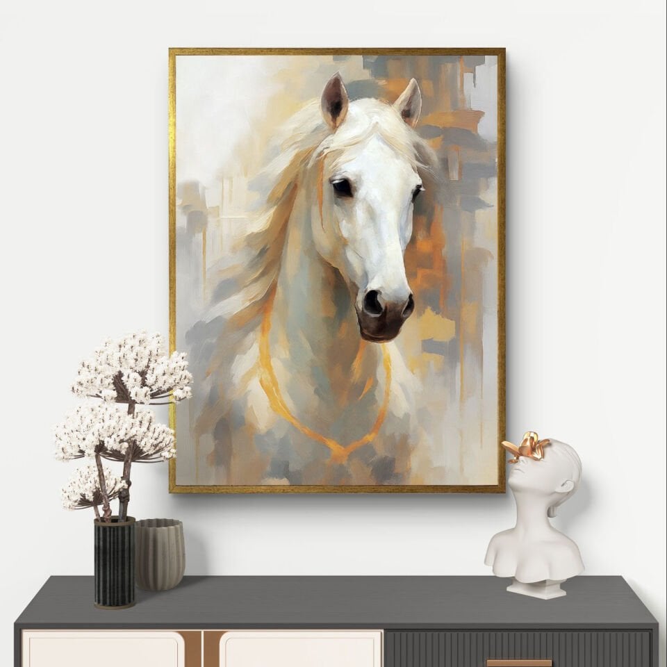 Asil Bakış Dokulu Yağlıboya Tablo