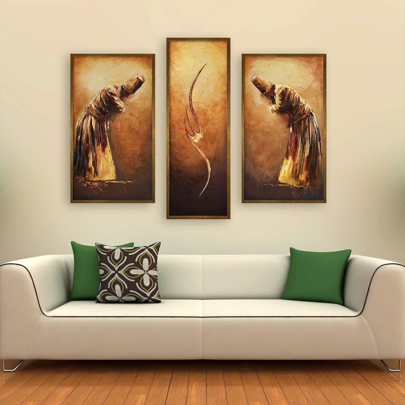 Sükûtun Devri Dokulu Yağlıboya Tablo