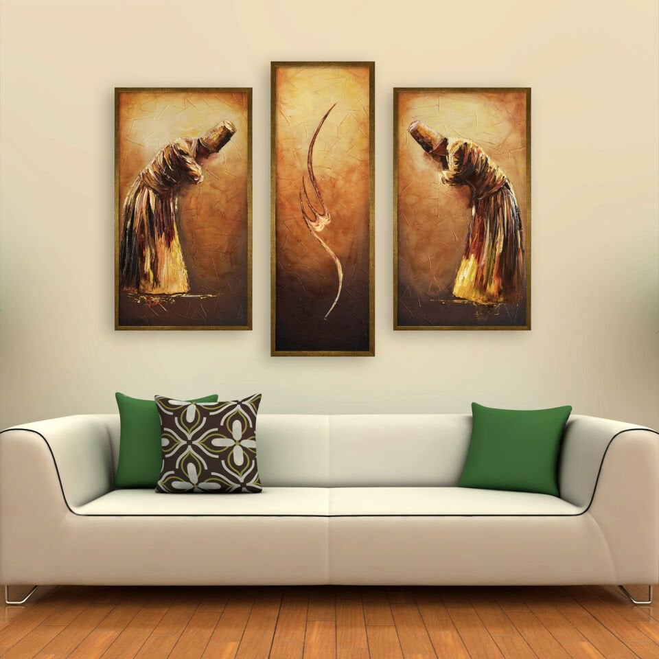 Sükûtun Devri Dokulu Yağlıboya Tablo