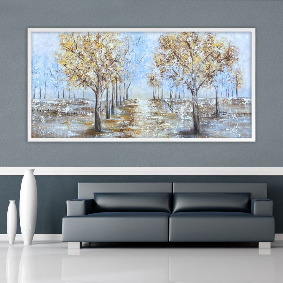 Toprağın Fısıltısı Dokulu Yağlıboya Tablo