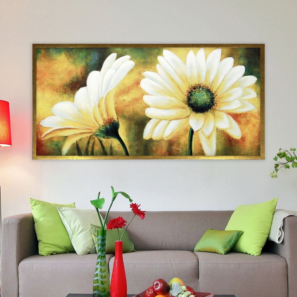 Doğanın Nefesi Dokulu Yağlıboya Tablo