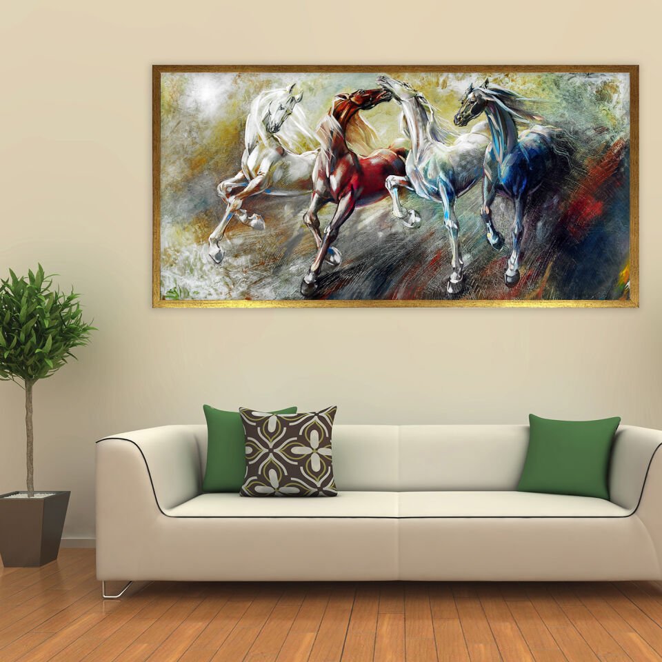 Zarif Ruhlar Dokulu Yağlıboya Tablo